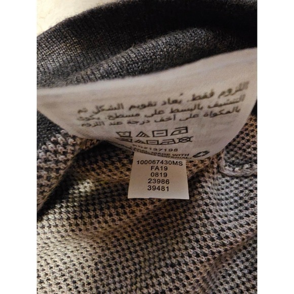 Charter Club Cardigan Preppy Style Pink and Gray Women's Size Medium - Picture 7 of 10